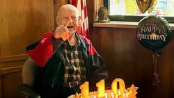 Kakek Ini Rayakan Ultah Ke-110 Tahun, Intip Rahasia Panjang Umurnya