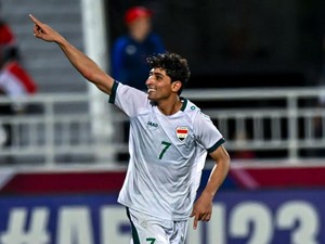 Striker Irak Ali Jasim Jadi Top Skor Piala Asia U-23 2024