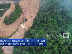 Video: Potret Jalan Ambles di China Mirip Tol Bocimi