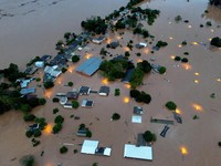 Penampakan Paru-Paru Dunia Banjir Bak Lautan akibat Hujan Lebat