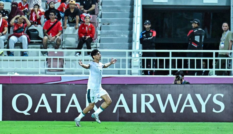 Iraq U23 vs Indonesia U23. (Official Website AFC U23) Iraq U23 vs Indonesia U23. (Official Website AFC U23)