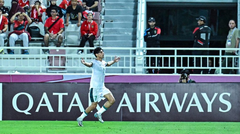 Iraq U23 vs Indonesia U23. (Official Website AFC U23)