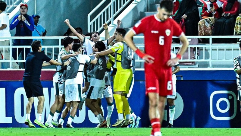 Iraq U23 vs Indonesia U23. (Official Website AFC U23)