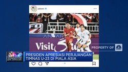 Video: Presiden Apresiasi Perjuangan Timnas U-23 di Piala Asia