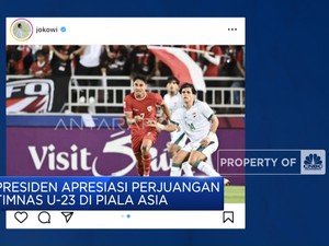 Video: Presiden Apresiasi Perjuangan Timnas U-23 di Piala Asia
