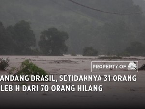 Video: Banjir Bandang Brasil, 31 Tewas & Lebih Dari 70 Orang Hilang