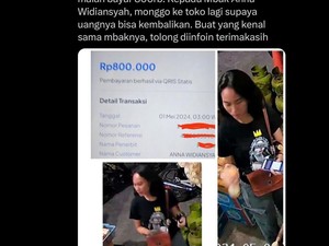 Wanita Ini Dicari gegara Kelebihan Bayar Rp 8 Ribu Jadi Rp 800 Ribu