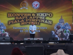 Muzani Hadiri Kontes Sapi di Jakarta, Singgung Program Makan Siang Gratis