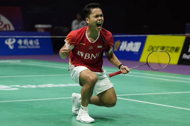 Pebulutangkis Ganda Putra Indonesia Fajar Alfian dan Rian Ardianto saat berlaga di Thomas Cup. (AP/Ng Han Guan) Pebulutangkis Ganda Putra Indonesia Fajar Alfian dan Rian Ardianto saat berlaga di Thomas Cup. (AP/Ng Han Guan)