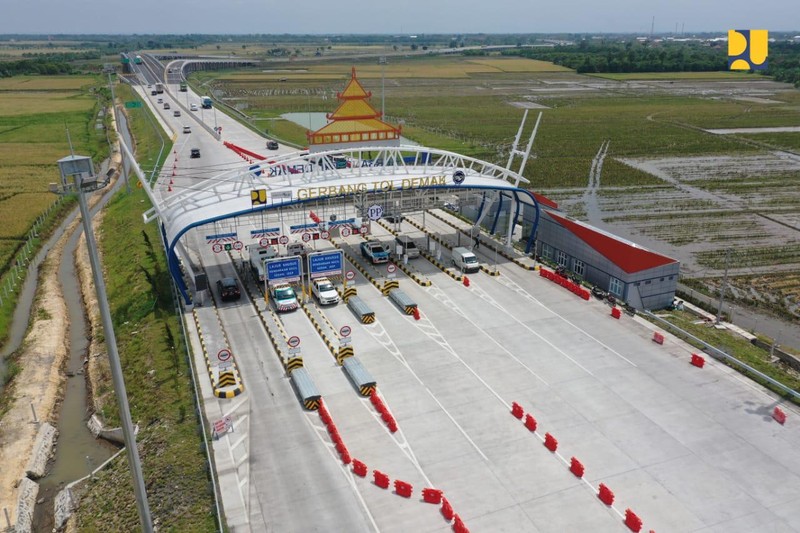 Proyek pembangunan jalan Tol Semarang-Demak merupakan proyek strategis nasional (PSN). (Dok. PUPR)