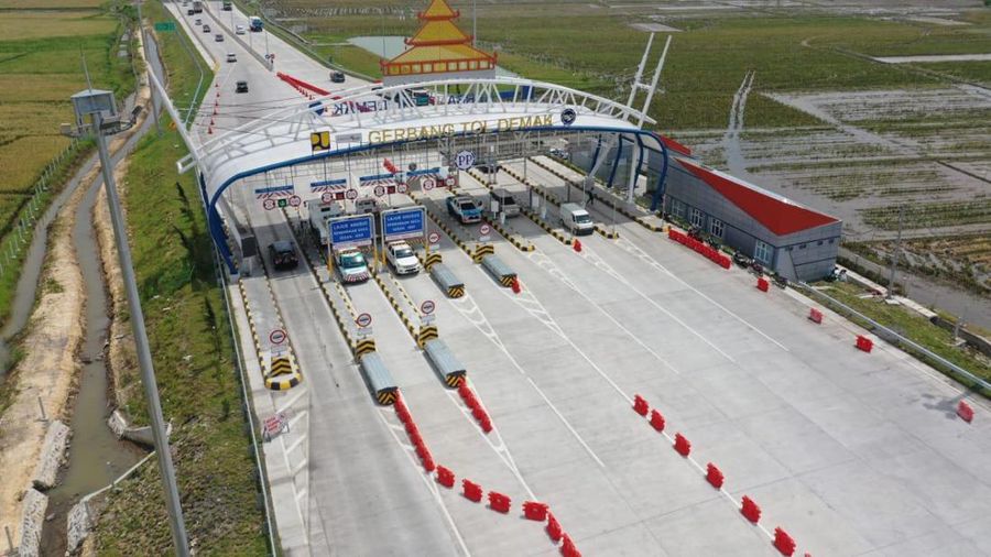 Proyek pembangunan jalan Tol Semarang-Demak merupakan proyek strategis nasional (PSN). (Dok. PUPR)