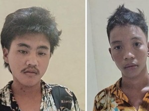 Tampang Candra dan Junaidi, Pemalak Truk Viral di Palembang