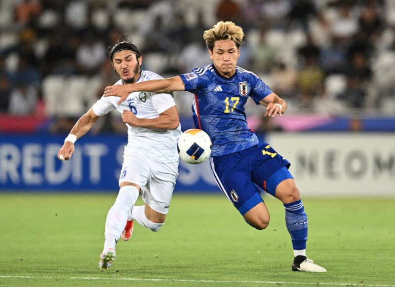 Pemain Timnas Jepang melakukan selebrasi Juara Piala Asia 2024 di Qatar. (Dok. AFC)