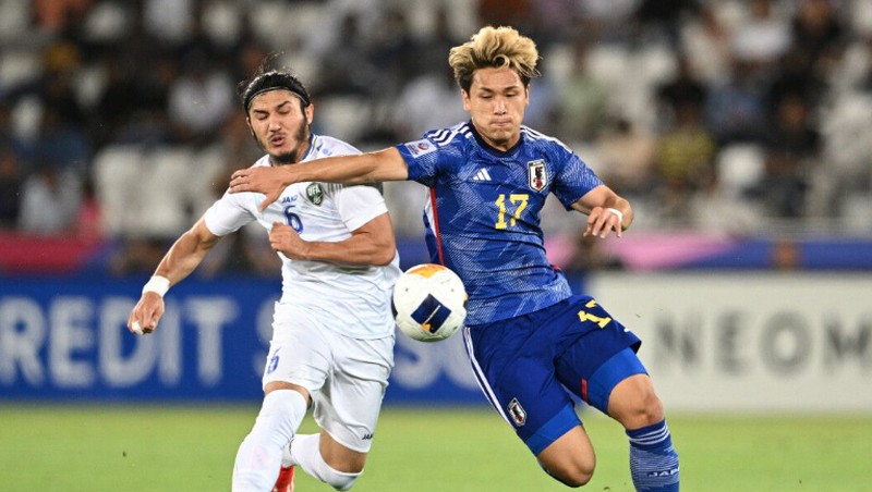 Pemain Timnas Jepang melakukan selebrasi Juara Piala Asia 2024 di Qatar. (Dok. AFC)