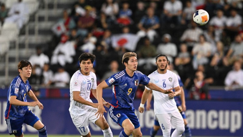 Pemain Timnas Jepang melakukan selebrasi Juara Piala Asia 2024 di Qatar. (Dok. AFC)