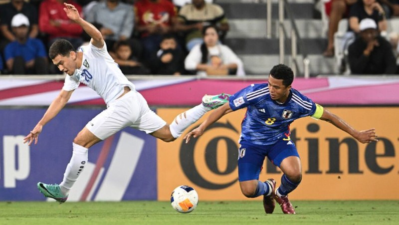 Pemain Timnas Jepang melakukan selebrasi Juara Piala Asia 2024 di Qatar. (Dok. AFC)
