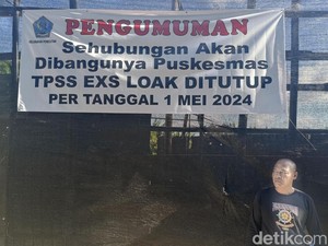 TPS Gunung Agung Dijaga Ketat Satpol PPJelang Diubah Jadi Puskesmas
