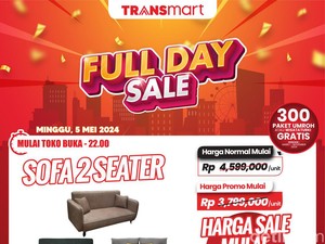 Merapat! Beli Sofa di Transmart Full Day Sale Diskon Gede, Hemat Rp 1,5 Jutaan
