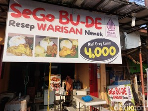Murah Banget! Di Warung Cirebon Ini Ada Paket Nasi Rp 4 Ribu