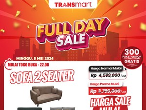 Banjir Diskon! Beli Sofa di Transmart Full Day Sale Hemat hingga Rp 1,5 Jutaan