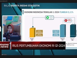 Video: BPS Catat Ekonomi RI  Q1-2024 Tumbuh 5,11%