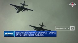 Video: Zelensky Klaim Pasukan Ukraina Tembak Jatuh Sukhoi SU-25 Rusia