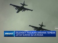 Video: Zelensky Klaim Pasukan Ukraina Tembak Jatuh Sukhoi SU-25 Rusia