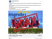 Bank Mandiri Imbau Nasabah Waspadai Modus Penipuan Undian