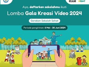 Kompetisi Video Sekolah Sehat 2024 Dibuka, Berhadiah Total Rp 332,5 Juta