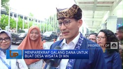 Video: Menparekraf Galang Dana Buat Desa Wisata di IKN