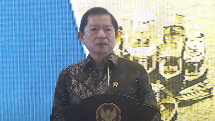 Menteri PPN/Kepala Bappenas, Suharso Monoarfa saat acara Musrenbangnas 2024. (YouTube/Bappenas RI)