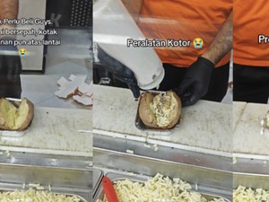 Penjual Kentang Panggang Dikritik Jorok, Langsung Lakukan Hal Ini
