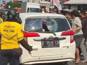 Viral Aksi Pengejaran Pelaku Ganjal ATM di Tasikmalaya