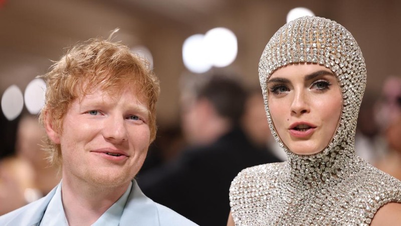 Nicki Minaj saat mengahdiri Met Gala di Metropolitan Museum of Art, New York City, Amerika Serikat (AS), Senin (6/5/2024). (REUTERS/Carlos Barria)