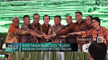 Video: RUPS Tahun Buku 2023, Telkom Bagikan Dividen Rp 17,68 Triliun
