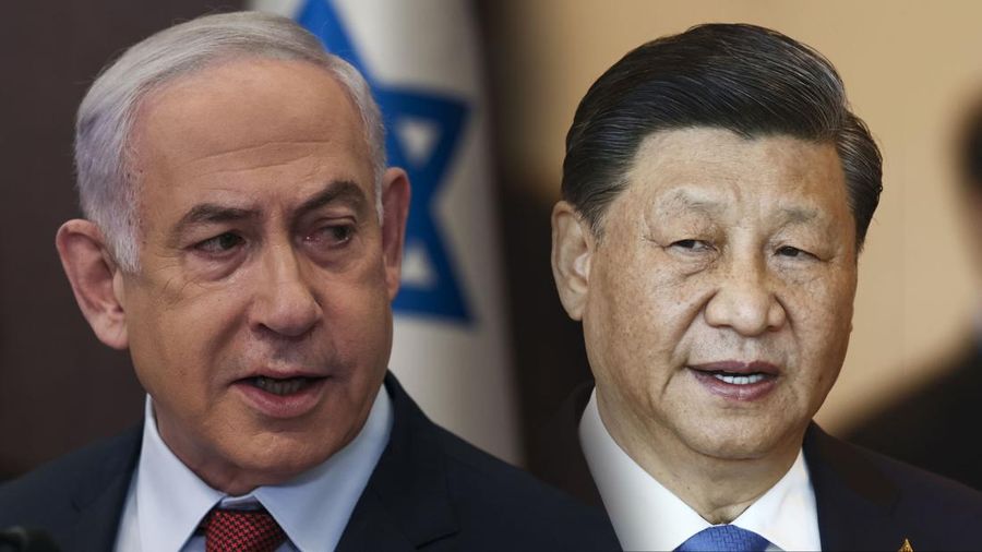 Foto Kolase PM Israel Benjamin Netanyahu dan Presiden China Xi Jinping. (Dok. AP Photo/Ronen Zvulun dan Jack Taylor)