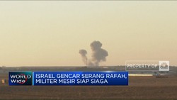 Video: Israel Gencar Serang Rafah, Militer Mesir Siap Siaga