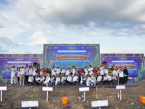 Lahan Eks Tambang di Kawasan IKN Ditanami 1.600 Bibit Pohon