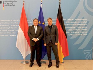 Bertemu Wakil Kanselir Jerman, Airlangga Pamer Ekonomi RI Tumbuh Solid