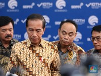 Jokowi Happy Ekonomi RI Tumbuh 5,11%, Sebut Inggris Cs Menuju Resesi