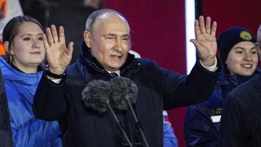 Presiden Rusia, Vladimir Putin. (AP Photo/Alexander Zemlianichenko)