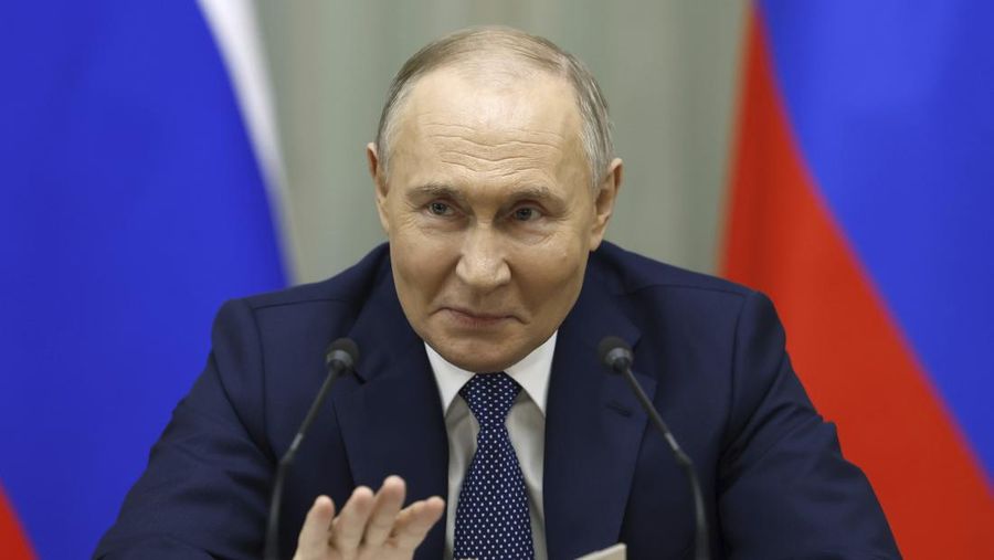 Presiden Rusia, Vladimir Putin. (Dmitry Astakhov, Sputnik, Government Pool Photo via AP)