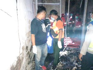 Sekeluarga Tewas Berpelukan Terjebak Kebakaran Rumah Kontrakan