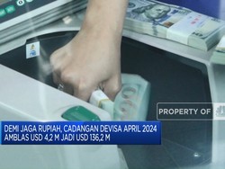 Video: BI: Cadangan Devisa April 2024 Turun USD 4,2 M Jadi USD 136,2 M