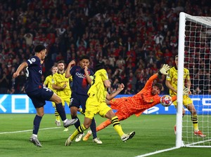 PSG Apes Banget: 6 Peluang Digagalkan Mistar dan Tiang Gawang