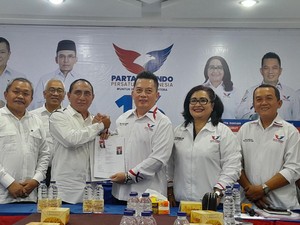 Edy Rahmayadi Daftar Bacalon Gubsu ke Perindo