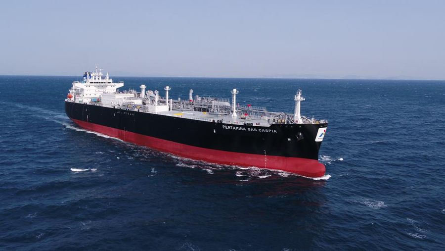 Kapal VLGC Pertamina Gas Caspia. (Dok. PT Pertamina International Shipping (PIS))
