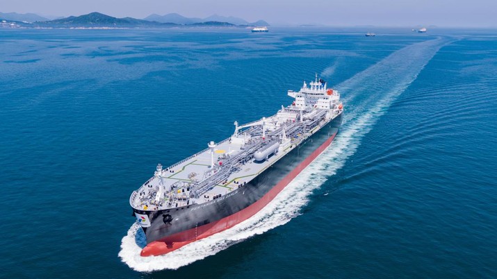 Kapal VLGC Pertamina Gas Dahlia. (Dok. PT Pertamina International Shipping (PIS))