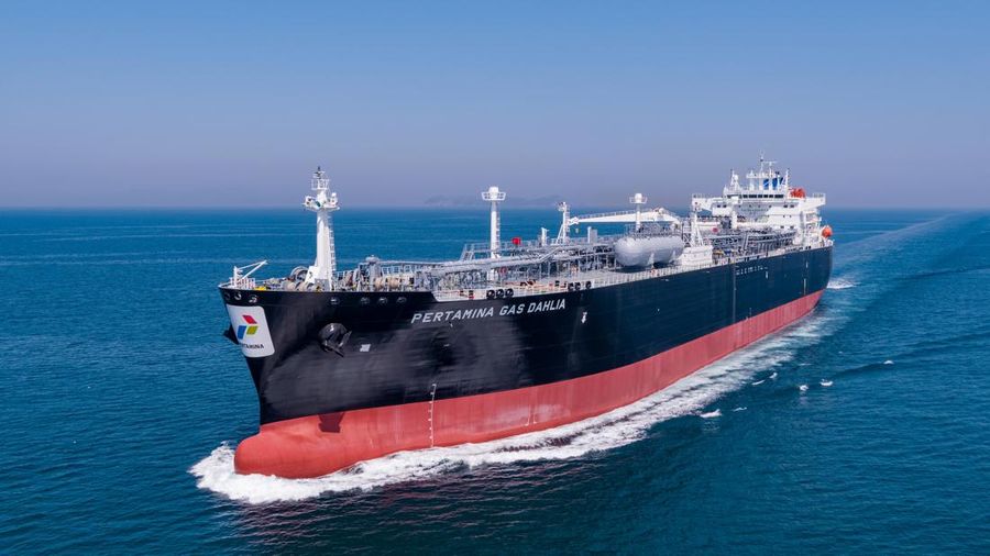 Kapal VLGC Pertamina Gas Dahlia. (Dok. PT Pertamina International Shipping (PIS))