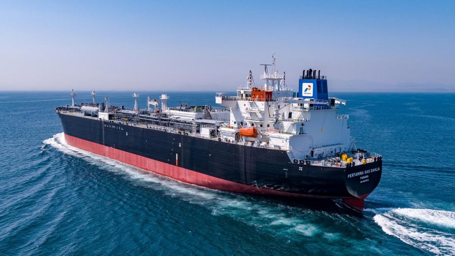 Kapal VLGC Pertamina Gas Dahlia. (Dok. PT Pertamina International Shipping (PIS))
